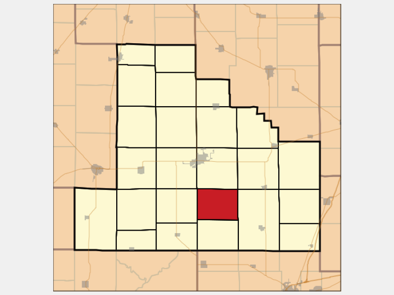 Clarksburg locator map