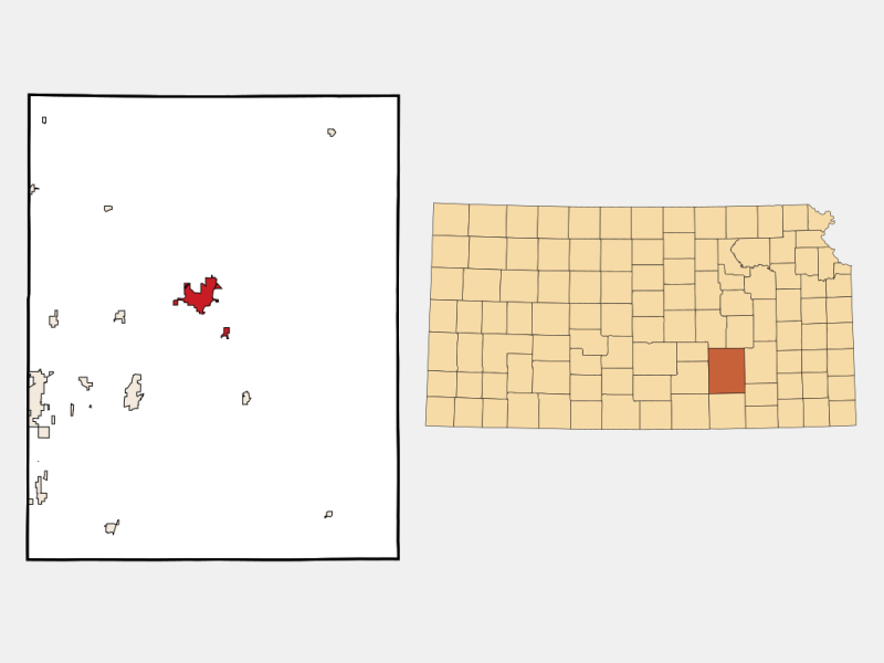 City of El Dorado locator map