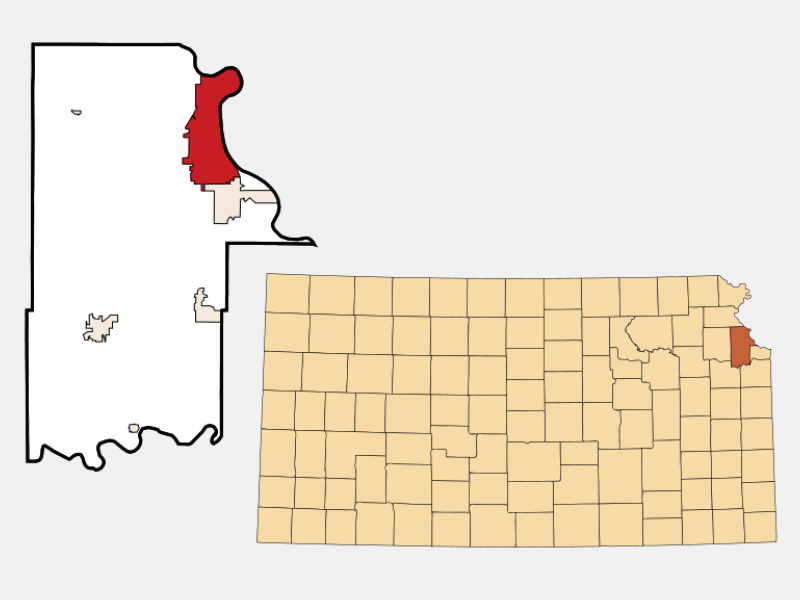 City of Leavenworth locator map