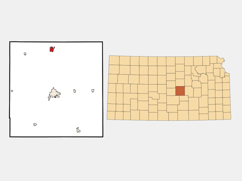 City of Lindsborg locator map