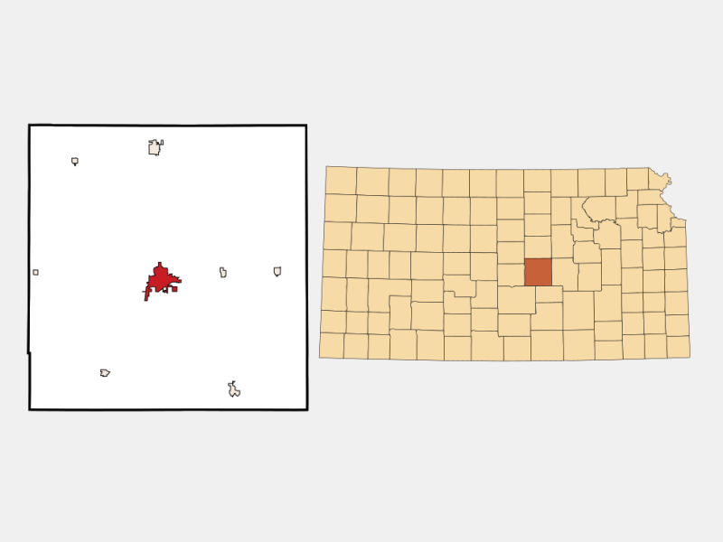 City of McPherson locator map