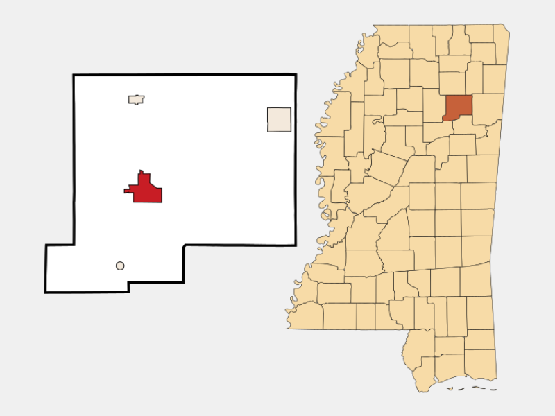 Houston locator map