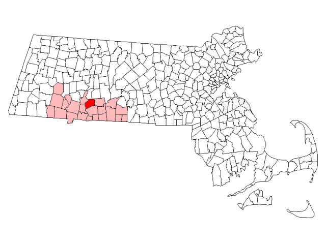 City of Chicopee locator map