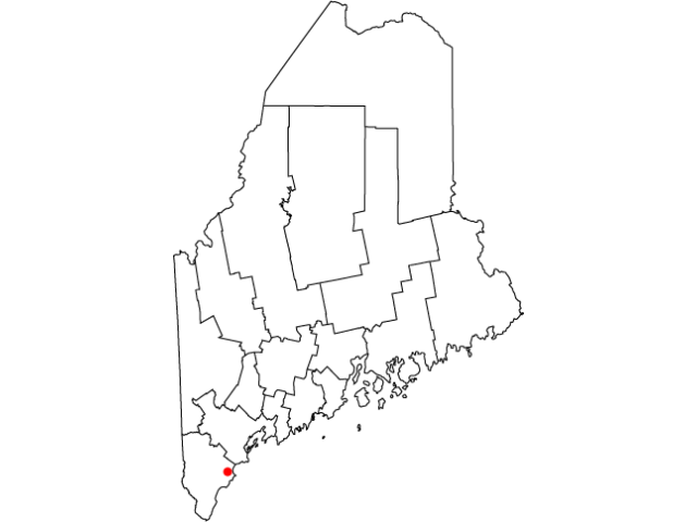 City of Biddeford locator map