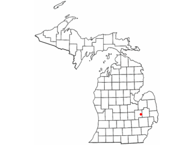 City of Davison locator map