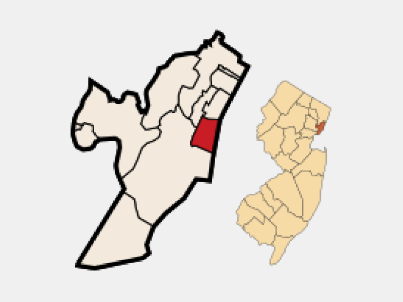 City of Hoboken locator map