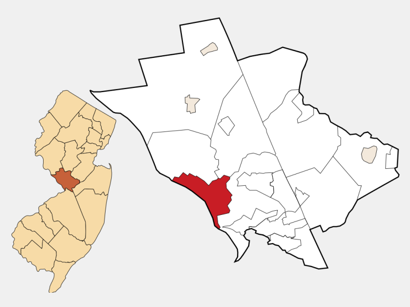 City of Trenton locator map