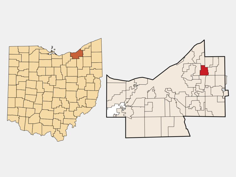 City of Lyndhurst locator map