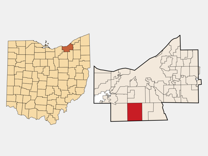 City of North Royalton locator map