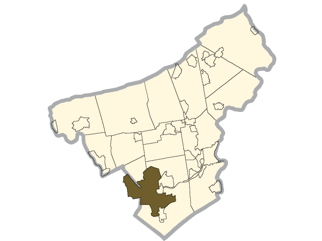 City of Bethlehem locator map