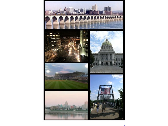 Harrisburg  Pennsylvania photomontage image