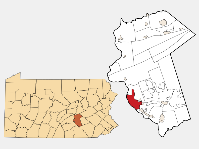 City of Harrisburg locator map