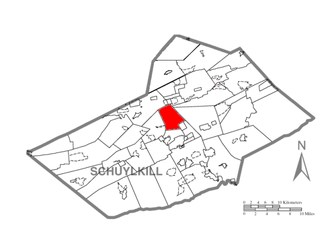 New Castle locator map