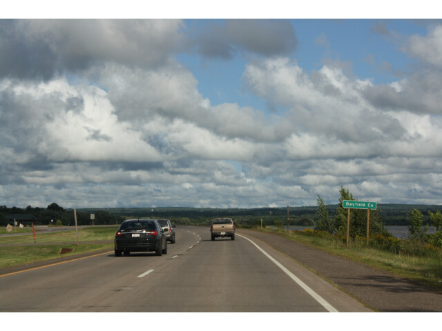 Bayfield County Wisconsin Sign US2 WIS13