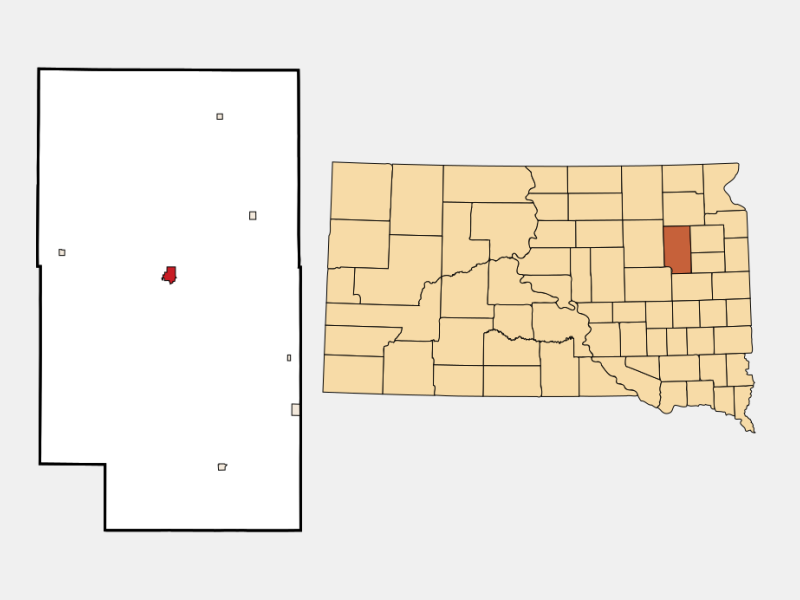 Clark locator map