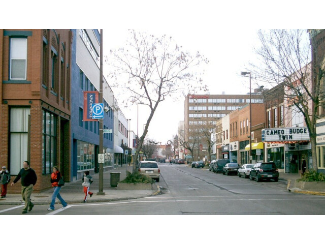 Eau Claire - Barstow street looking north 2005 image