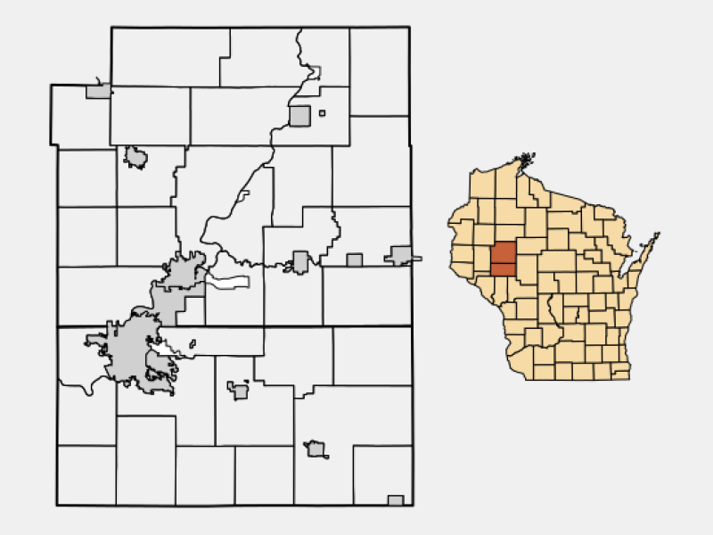 City of Eau Claire locator map