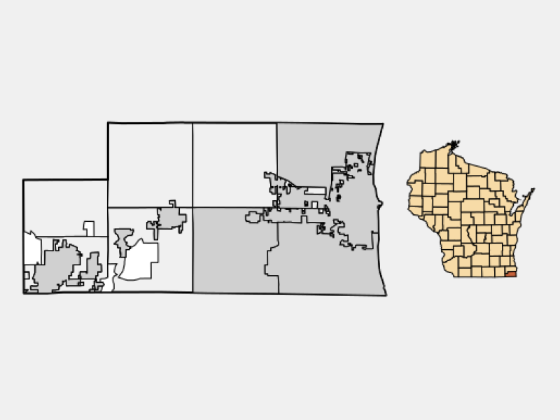 City of Kenosha locator map