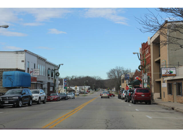 Lodi Wisconsin Downtown Looking North 1 WIS113 image