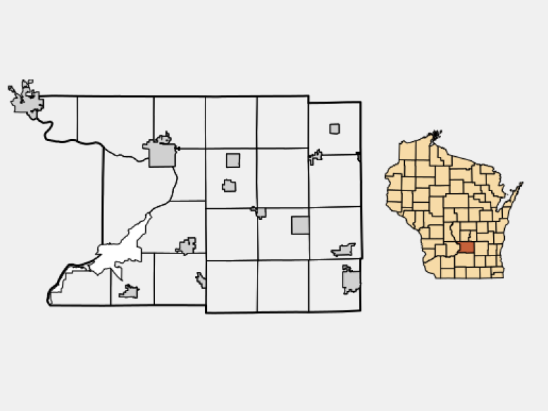 City of Portage locator map