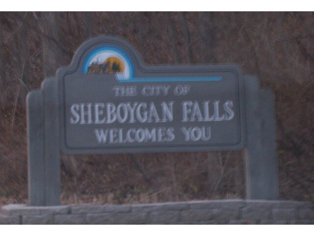 SheboyganFallsWisconsinWelcomeSign