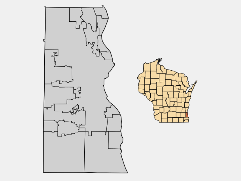 City of West Allis locator map