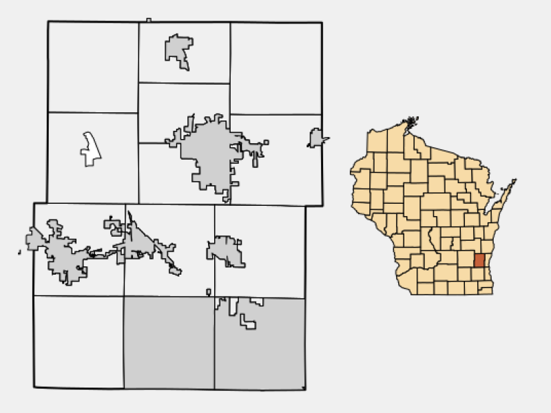 City of West Bend locator map