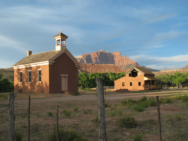 Grafton UT - schoolhouse image