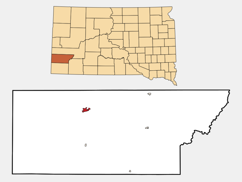 Custer locator map