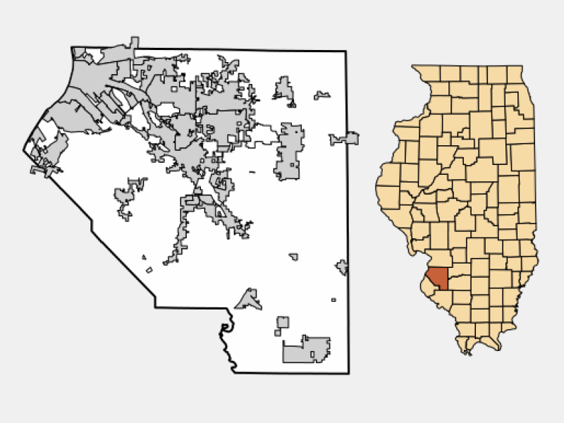 City of O'Fallon locator map