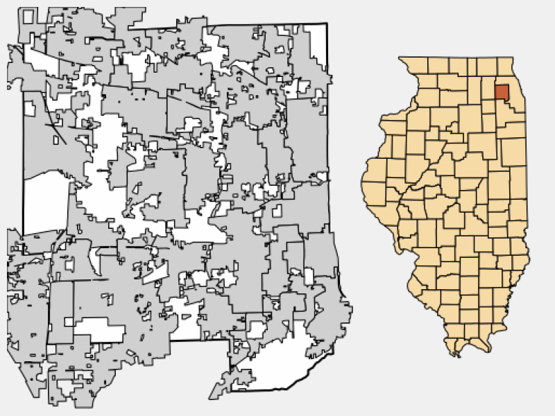 City of West Chicago locator map