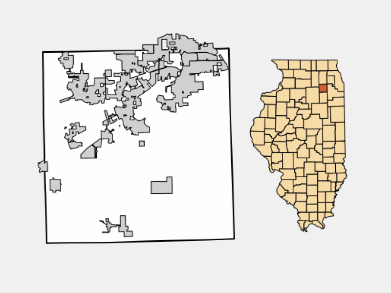 City of Yorkville locator map