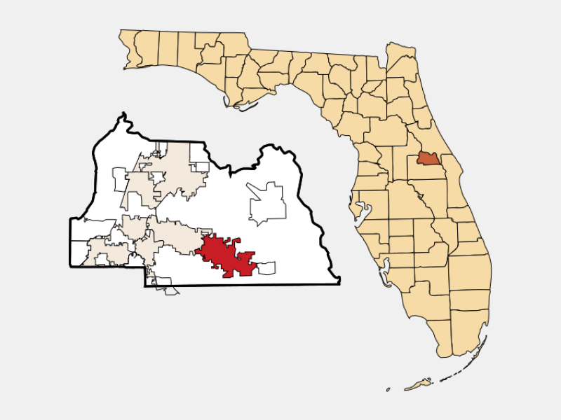 City of Oviedo locator map