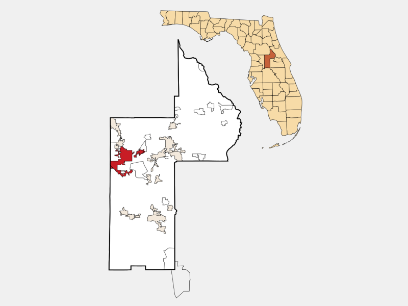 City of Leesburg locator map