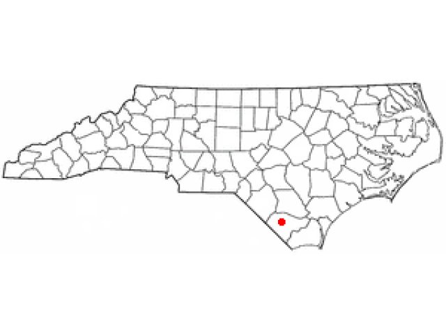 City of Whiteville locator map