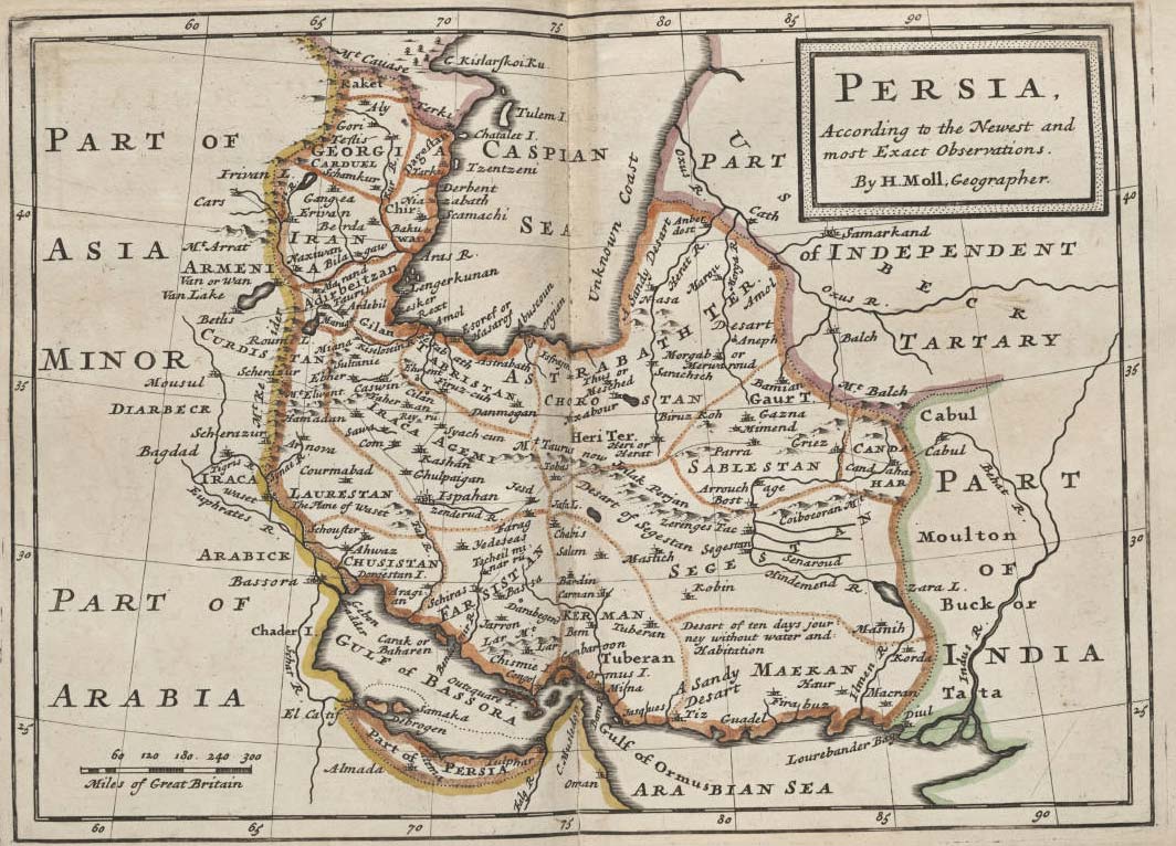 Iran Historical Map (persia) - MapSof.net