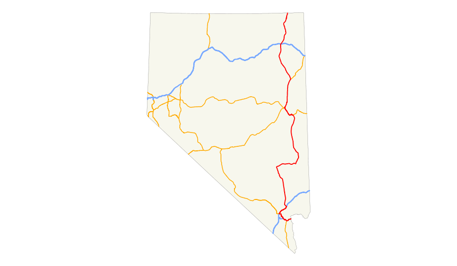 Us 93 (nv) Map