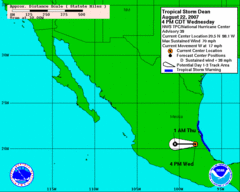 2007 04l 5 Day Track