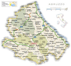 Abruzzo Map