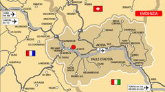 Aosta Valley Transport Map