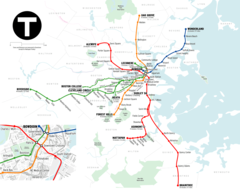 Boston Subway Map