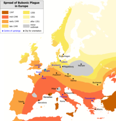 Bubonic Plague Map