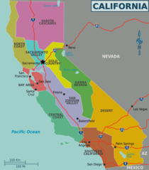California Regions Map