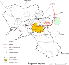Campania Map