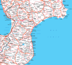 Catanzaro City Map