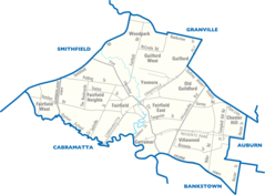 Fairfield City Map