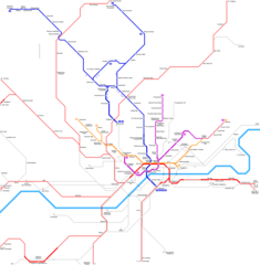 Frankfurt Metro Map
