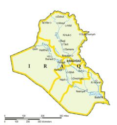 Iraq Only Map