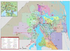 Jacksonville Transport Map