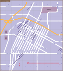 Las Vegas Downtown Hotels Map